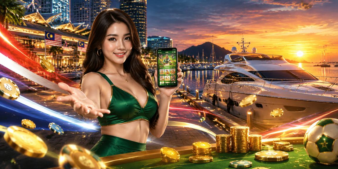 Peminat kasino menggunakan aplikasi di Kota Kinabalu